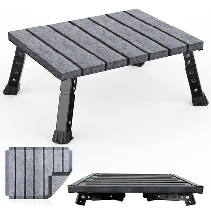 Marudina Large Platform RV Step with Cloth Cover a