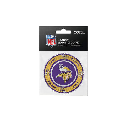 Sports Vault NFL Minnesota Vikings Baking Cupslarge, Team Colors, One Size