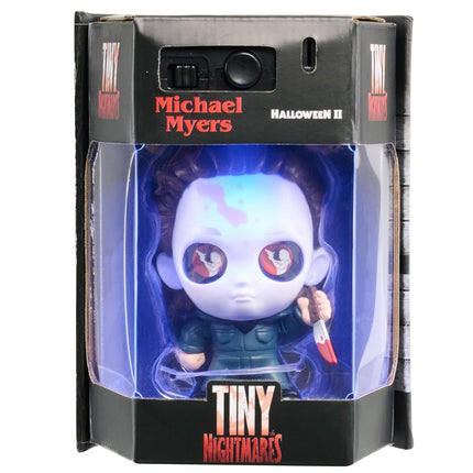 Tiny Nightmares 3-inch Black Light Edition Collectible Michael Myers Figure, Amazon Exclusive, Toy for Fans, Teenagers, Adults. Boys, Girls, Ages 14 and Up by Just Play