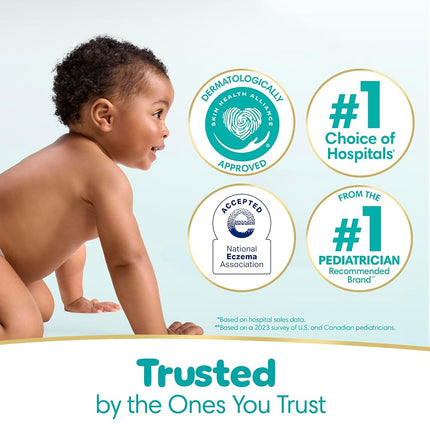 Pampers Baby Wipes, Sensitive Water Baby Diaper Wipes, Hypoallergenic and Unscented, 504 Count Total Wipes