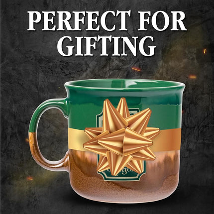 Silver Buffalo The Lord of the Rings Green Dragon Camper Mug, 20oz