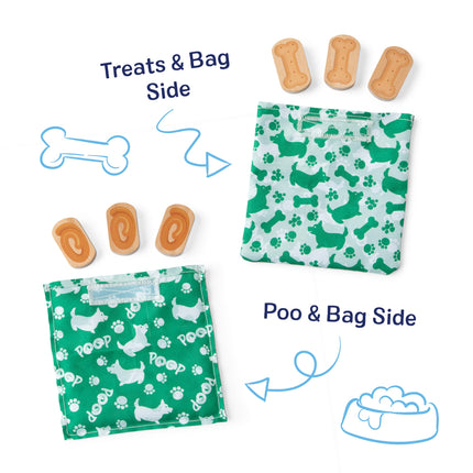 Melissa & Doug Feed, Walk & Poo Pup Wooden Preschool Pull Toy Play Set Ages 3+ - FSC Certified