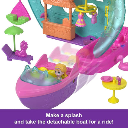 Polly Pocket Unicorn Dream Cruise Portable Playset