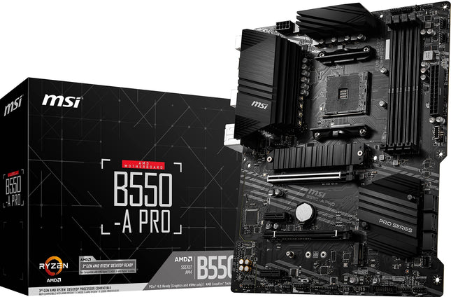 MSI B550-A PRO Motherboard ATX - Supports AMD Ryze