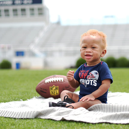 Paquete de 3 pañaleros de manga corta de la NFL para bebé de Gerber, color del equipo, 6-12 meses