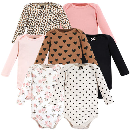 Hudson Baby baby-girls Cotton Long-sleeve Bodysuit