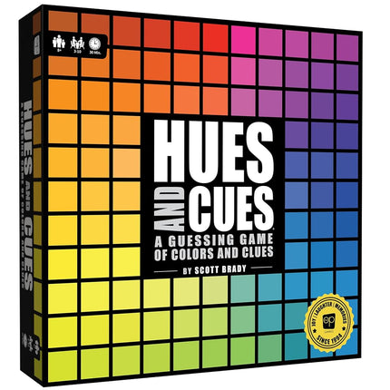USAopoly | Hues and Cues | Guessing Board Game | A