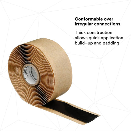 Scotch Rubber Mastic Electrical Tape, 1-Inch by 10-Foot by .065-Inch