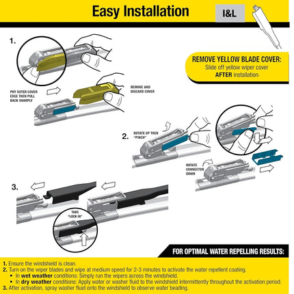 Rain-X 5079272-2 Latitude Wiper Blade, 14"