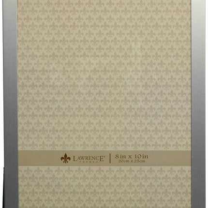 Lawrence Brushed Silver Metal Photo Frame 8x10 inch 230180