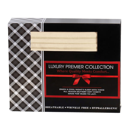 Elegant Comfort Luxurious Microfiber GIFT BOX 4-Pi