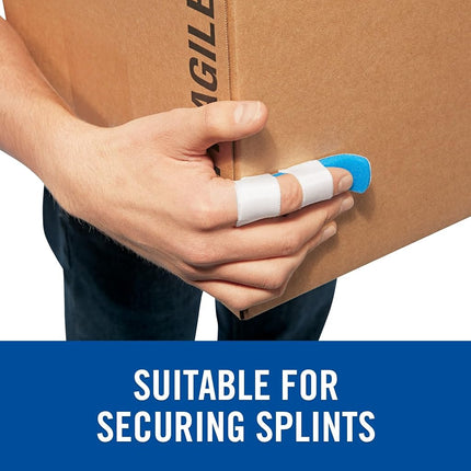 Nexcare Durable Cloth First Aid Tape, from The #1 Leader in U.S. Hospital Tapes, Great for securing splints and Bulky dressings, 6PK 1 in x 360 in