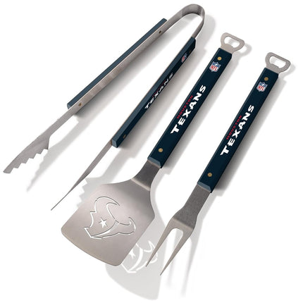 Set de barbacoa de 3 piezas NFL Houston Texans Spirit Series