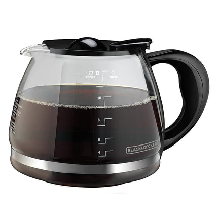 BLACK+DECKER TC1200B 12-Cup Replacement Carafe Glass Black