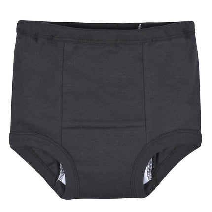 Gerber 4 Pack Potty Training Pants Infant Toddler Training Underwear for Baby Girls, Yellow and Black Vehicles, 3 Años
