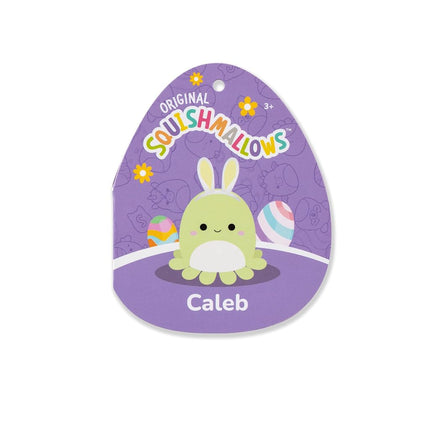 Squishmallows Original 5in Caleb The Green Octopus with Bunny Ears � Official Jazwares Plush (Little)