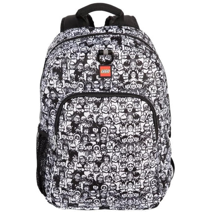 LEGO Iconic Prints Kids Backpack Bookbag for Travel, On-the-Go, Back to School, Boys and Girls, Crowd Color Me, One Size, Classic Style