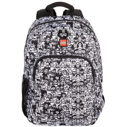 LEGO Iconic Prints Kids Backpack Bookbag for Travel, On-the-Go, Back to School, Boys and Girls, Crowd Color Me, One Size, Classic Style