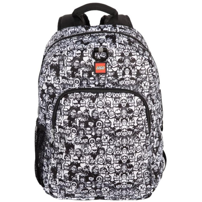 Mochila LEGO Iconic Prints para niños, para viajes, llevar a todas partes, regreso a clases, para niños y niñas, color Crowd Color Me, talla única, estilo clásico