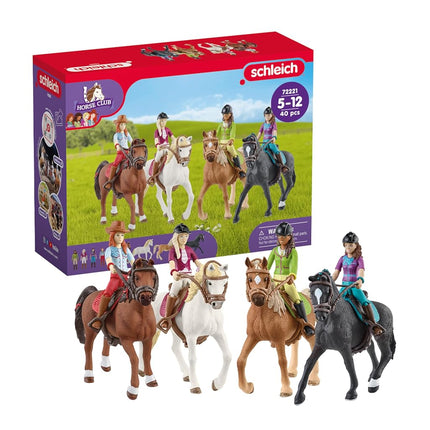 Schleich Horse Club - 40Pc Horse and Rider Playset