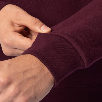 Fruit of the Loom Men's Eversoft Fleece Crewneck Sweatshirts, Moisture Wicking & Breathable, Sizes S-4x Shirt, Maroon, XL
