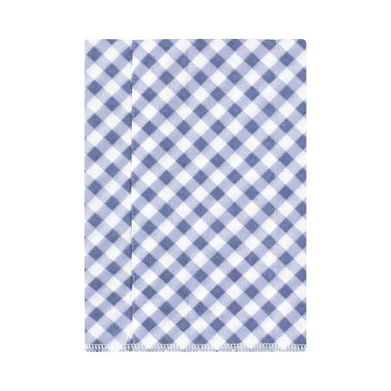 Hudson Baby Unisex Baby Cotton Flannel Burp Cloths, Pink Blue Pretty Floral 7 Pack, One Size