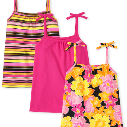 The Children's Place 3 Pack Girls Sleeveless Tie S