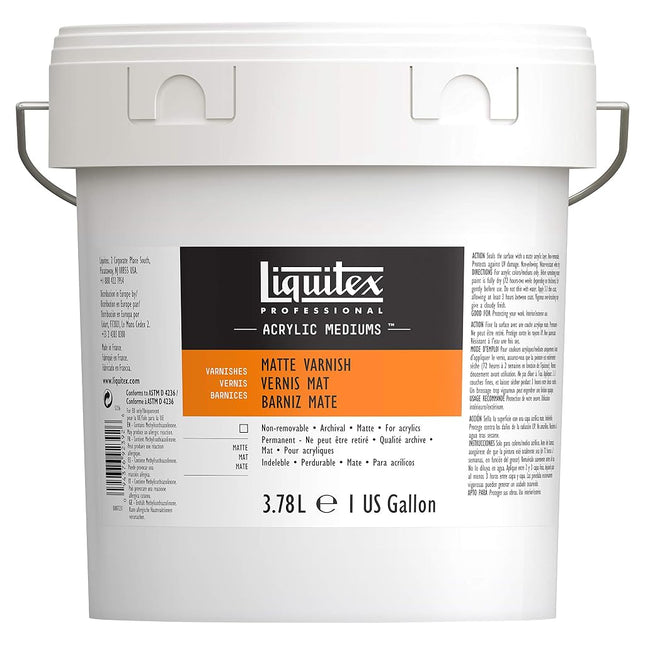 Liquitex 5236 Matte Varnish, 128-Ounce (Gallon)