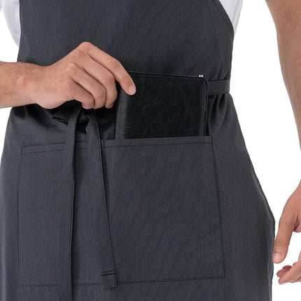 Chef Works Unisex Butcher Apron (Dark Grey)