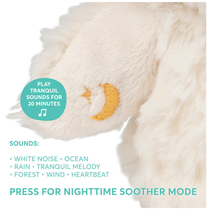 GUND Baby Sleepy Eyes Owl Bedtime Soother Plush Owl Stuffed Animal Night Light & Sound Machine, 8” Plush Toy for Newborn, Infant, Toddler