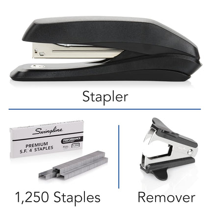 Swingline Stapler Value Pack, Standard Stapler, 15 Sheet Capacity, Includes Staples and Staple Remover, Black (54567)