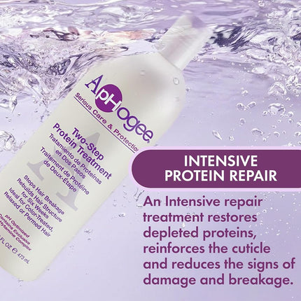 Aphogee Two-step Treatment Protein Conditioner for Damaged Hair 16 oz. (473 ml) - Bottle, 1 lb