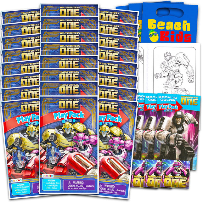 Transformers Mini Birthday Party Favors Set for Ki