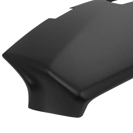 Cubierta de salpicadero HECASA compatible con Ford F-100 F-150 F-250 F-350 Bronco de 1980-1986, reemplazo para número de pieza 12-108-BLK, cubierta de salpicadero de plástico ABS pintado de negro
