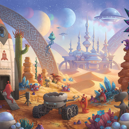 Ravensburger - Escape puzzle 368 piezas Niños - La misión espacial