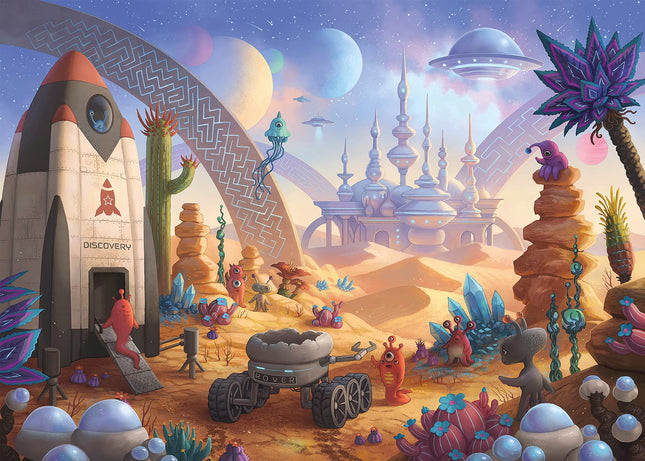 Ravensburger - Escape puzzle 368 pieces Kids - La mission spatiale