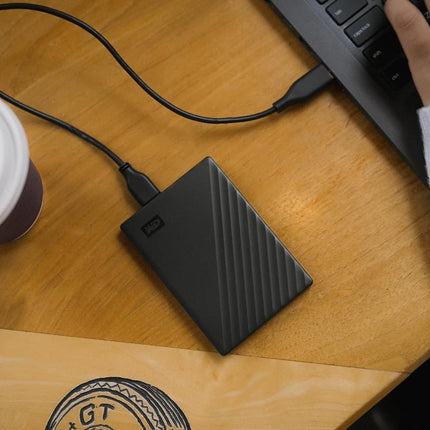 WD 5TB My Passport portable external storage, external hard drive, USB 3.0, portable HDD with software for device management, backup and password protection, works with PC, Xbox &Playstation, Black