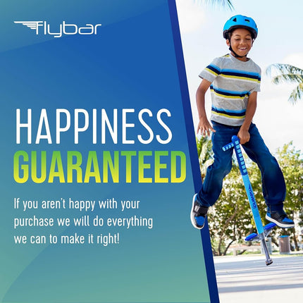 Flybar Maverick Pogo Stick for Kids Ages 5+, 40 to 80 Pounds, Perfect for Beginners, Easy Grip Handles, Anti-Slip Pegs, Outdoor Toys for Boys and Girls