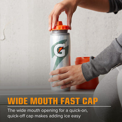 Gatorade Insulated Squeeze Bottle, 30oz, Royal Blue, BPA Free, Double-Wall Insulation