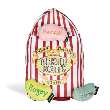 Harry Potter 10 Inch Bertie Botts Jelly Bean Burrow Pet Toy | Plush Dog Toy With Jelly Beans