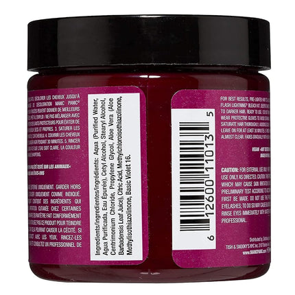 MANIC PANIC Classic Fuschia Shock Semi Permanent Hair Color - Dark Pink Hair Dye for Women & Men That Lasts 4-6 Weeks - Vegan, Ammonia & Cruelty-Free - Create & Mix Custom Shades (3 Pack)