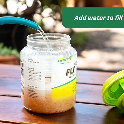 RESCUE! Outdoor Fly Trap - Reusable - 3 Traps