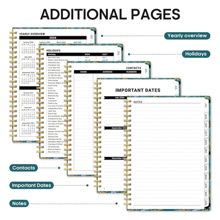Planner 2026-2027, Jul 2026-Jun 2027 Monthly & Weekly Planner Calendar