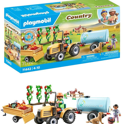 Playmobil 71442 Country: Tractor with Trailer and 