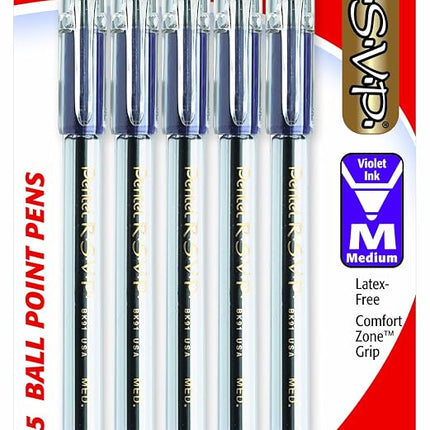 Pentel R.S.V.P. Ballpoint Pen, Medium Line, Violet