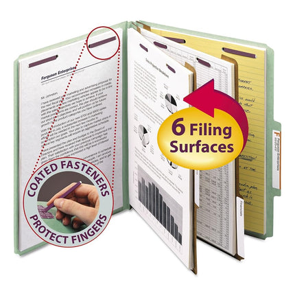 Smead Pressboard Classification File Folder with S