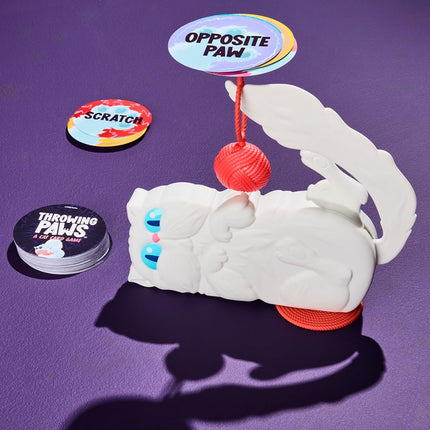 Hasbro Gaming Throwing Paws: A Cat Card Game – Fun Skill and Action Card Games for Children