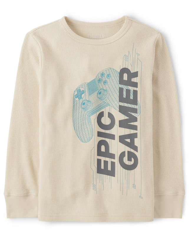 The Children's Place Boys' Long Sleeve Graphic The