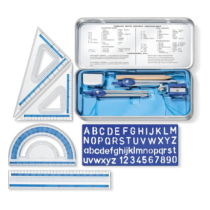 STAEDTLER 10-Piece Math Set with Metal Compass, 6"