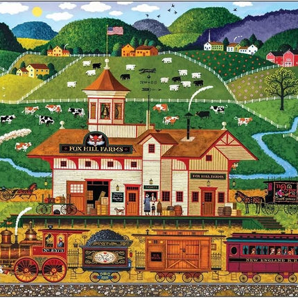 Buffalo Games - Charles Wysocki - Fox Hill Farms - 1000 Piece Jigsaw Puzzle